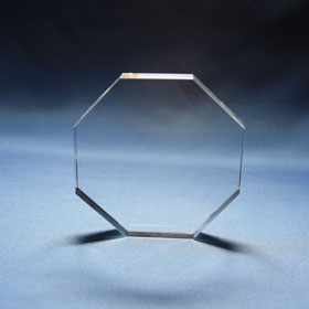 eight-edged flat glass